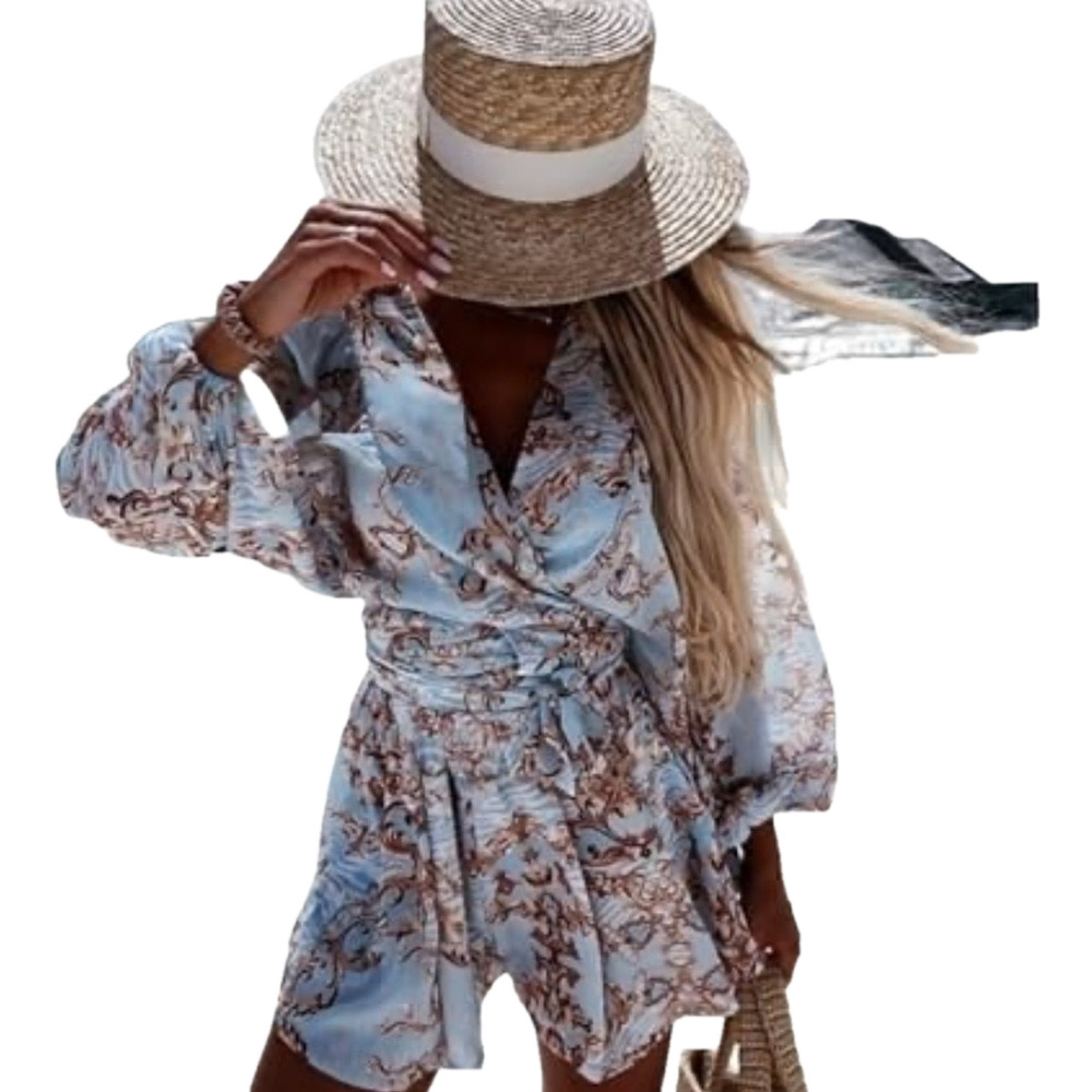 ❎Donated❎ Revamped floral romper ladies size medium